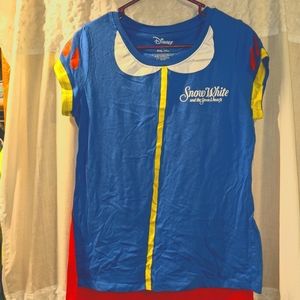 Snow white costume shirt